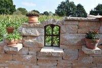 Gusseisenfenster "Istorika" mit Antikglas